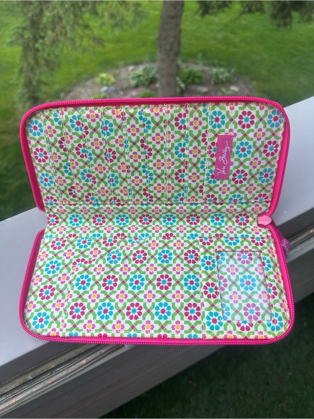 Vera Bradley Capri Melon Large Wallet View 3